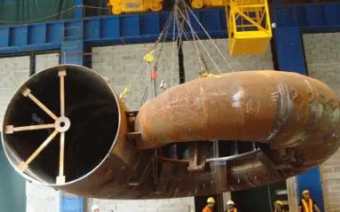 水輪機(jī)蝸殼安裝鋼絲繩索具起吊移動(dòng)