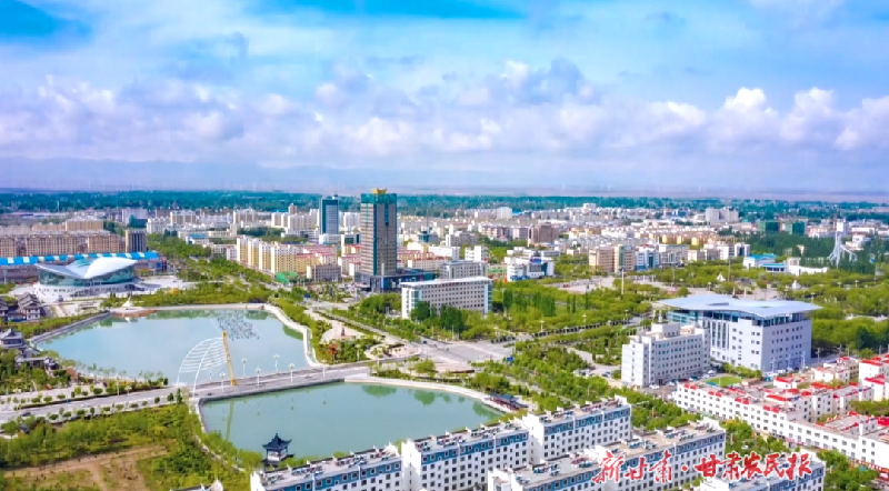 玉門市新市區(qū)（玉門市委宣傳部供圖）.png