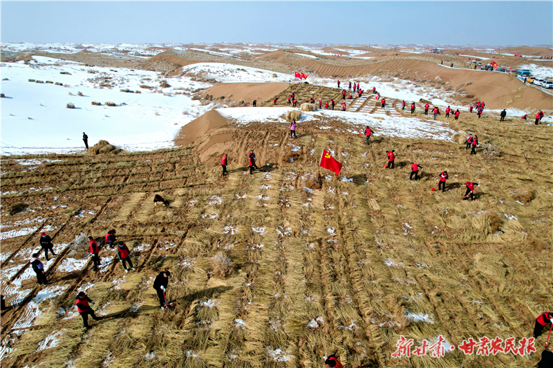 壓沙忙在春風(fēng)里——涼州區(qū)開(kāi)展2025年春季義務(wù)壓沙活動(dòng)側(cè)記