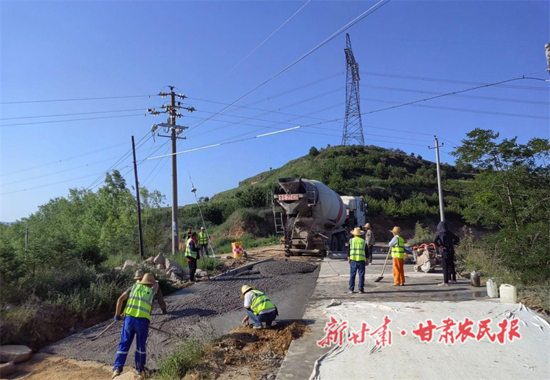 秦安縣：以工代賑促就業(yè) 鋪就鄉(xiāng)村振興路